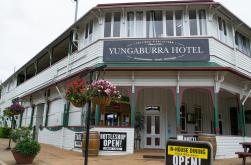 Fresh paint for the Yungaburra Hotel